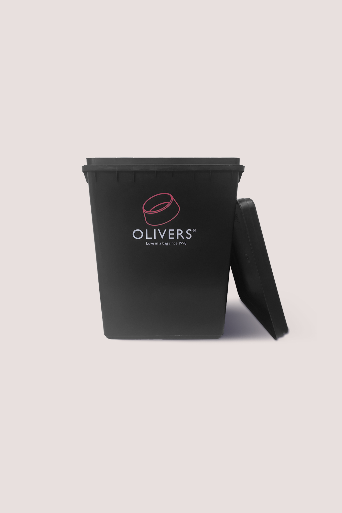 EVERYDAY BUCKET W. LID BLACK 12/20KG