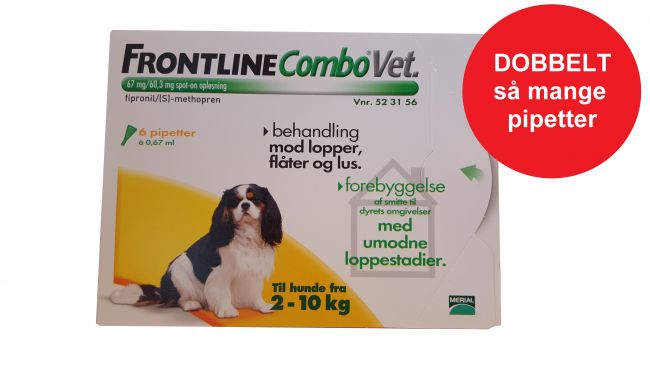 vægt Tredive Indirekte Frontline Combo - loppemiddel til hund 2-10 kg