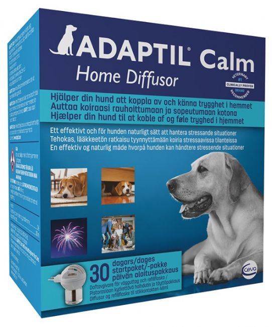 Adaptil diffuser og refill - spray til alle hunde