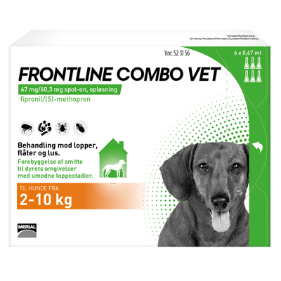 Frontline Combo - til hund 2-10 kg