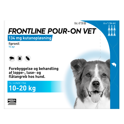 Tak for din hjælp frugthave Irreplaceable Frontline til hund 10-20 kg - behandler oppe-, luse- og flåtangreb
