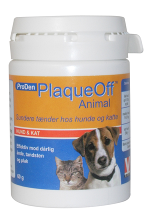 synder forholdsord lanthan Plaqueoff pulver - modviker tandsten hos katte og hunde